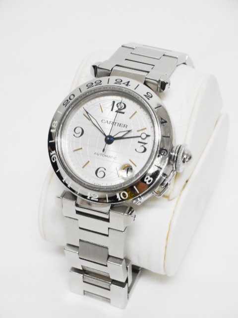 カルティエ|Cartier の 2377 W31078M7 パシャC メリディアン 腕時計 を買い取りさせて頂きました♪