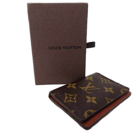 未使用品 ルイヴィトン LOUIS VUITTON ポケット・オーガナイザー モノグラム 二つ折り カードケース を￥10,000-で買い取りました。※当社規定Sランク商品