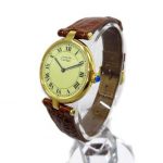 カルティエ must de Cartier マストヴァンドーム ヴェルメイユ 腕時計 を買い取りさせて頂きました♪