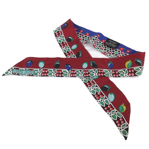 エルメス HERMES 美品 ツイリー マハラジャの装身具 Parures des Maharajas リボン スカーフを買い取りさせて頂きました♪