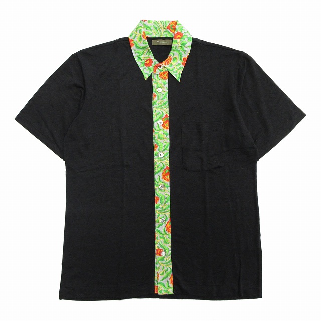 美品 00s ワイズフォーメン Y's for men ヨウジヤマモト Yohji Yamamoto ボタニカル柄 スイッチング リネン シャツ を買い取りさせて頂きました♪