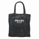 未使用品 21ss プラダ PRADA ラフィア トライアングル ロゴ トート バッグ を買い取りさせて頂きました♪
