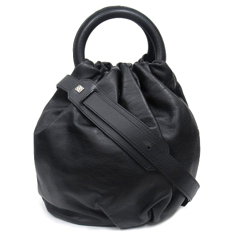 極美品 ロエベ LOEWE BOUNCE SMALL バウンス スモール シープスキン 2way ショルダー ハンド バッグ アナグラム ロゴ シルバー 金具 332.87.L40 黒 ブラック レディース 買い取りさせて頂きました♪ | ブランド品 古着の高価買取｜ベクトルマークスラッシュ｜広島 ...