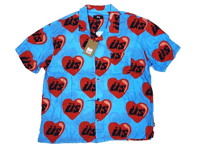 21SS ステューシー STUSSY ×CPFM HEART SHIRT Blue カクタスプラントフリーマーケット ハート シャツ を買い取りさせて頂きました♪