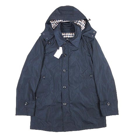 未使用品 アクアスキュータム AQUASCUTUM 撥水 フーデッド ライナー コート ジャケット 4way ナイロン チェック裏地 ジップアップ バルマカーン ステンカラー ブルゾン を買い取りさせて頂きました♪