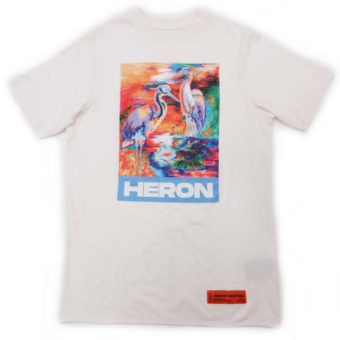 ヘロンプレストン HERON PRESTON 20SS BIRDS COLORS T-shirt 刺繍 × プリント バード グラフィック Tシャツ 半袖 クルーネック ロゴ プルオーバー カットソー を買い取りさせて頂きました♪