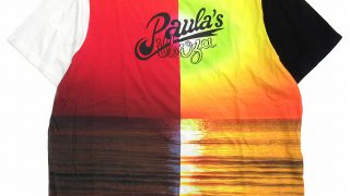 未使用品 21ss ロエベ × パウラズ イビザ LOEWE × Paula's Ibiza "Sunrise" アシンメトリー Tシャツ 18,000円で買い取りました♪ ※当社規定Sランク商品