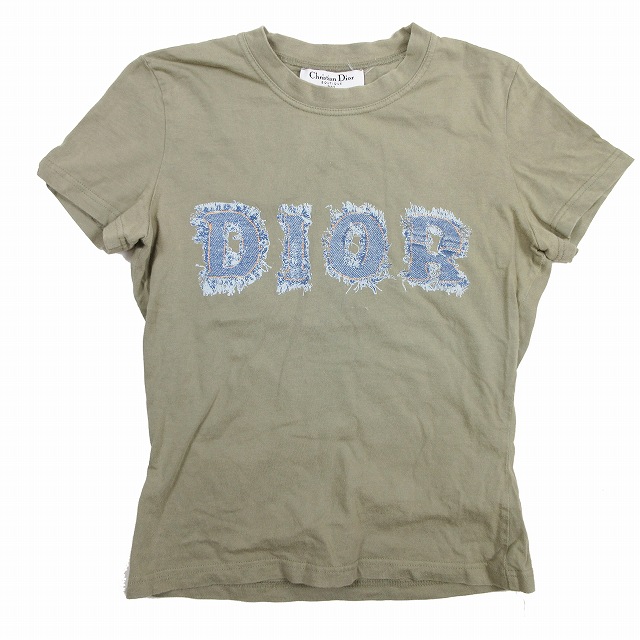 クリスチャンディオール Christian Dior ヴィンテージ 03SS デニム ロゴ プリント Tシャツ を買い取りさせて頂きました♪