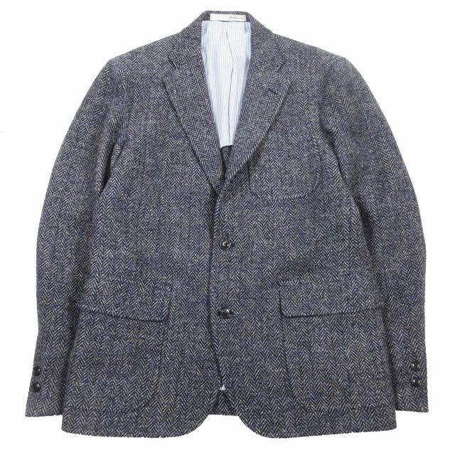 美品 20AW ボンクラ BONCOURA ヘリンボーン ツイード テーラード ジャケット Tailored Jacket Hand Woven Tweed Sand Star を買い取りさせて頂きました♪