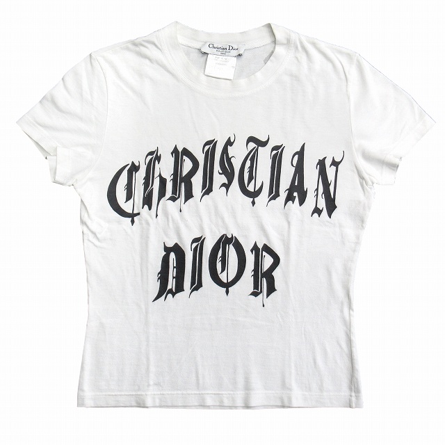 02ss クリスチャンディオール Christian Dior by John Galliano ジョン・ガリアーノ期 1947 ロゴ プリント Tシャツ を買い取りさせて頂きました♪