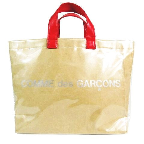 未使用品 コムデギャルソン COMME des GARCONS GIRL ガール PVC クラフト トートバッグ を買い取りさせて頂きました♪