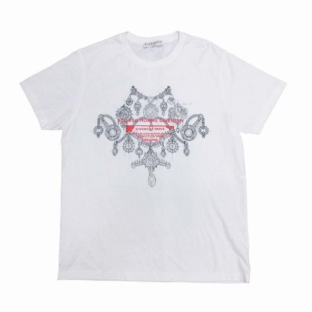 20AW ジバンシィ GIVENCHY JEWELLERY STUDIO HOMME TEE ジュエリー プリント ロゴ Tシャツ クルーネック 半袖 カットソー を買い取りさせて頂きました♪