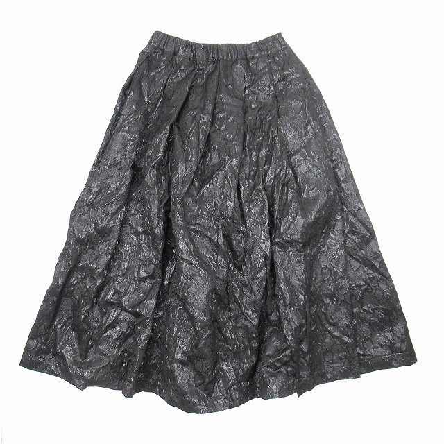 極美品 17aw ブラックコムデギャルソン BLACK COMME des GARCONS ギャザー ラップ ロングスカート を買い取りさせて頂きました♪