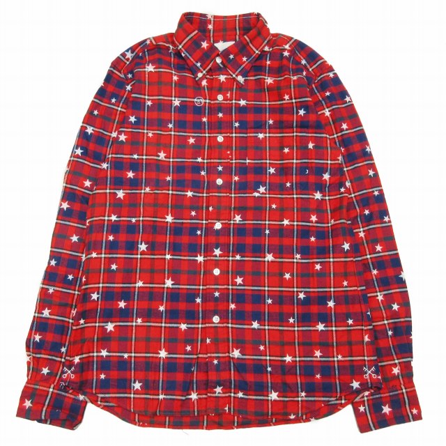 美品 17AW ユニフォームエクスペリメント uniform experiment STAR FLANNEL CHECK B.D SHIRT スター フランネル チェック ボタンダウン シャツ を買い取りさせて頂きました♪