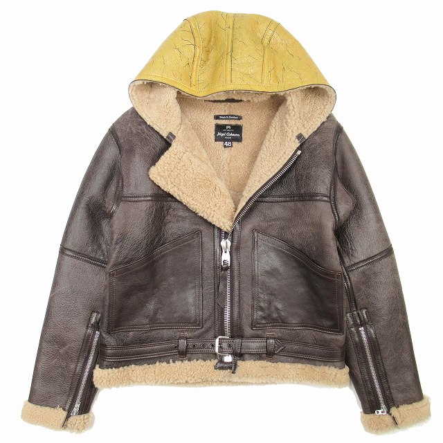 極美品 ナイジェルケーボン NIGEL CABOURN AUTHENTIC DROPZONE SHEEPSKIN JACKET シープスキン ムートン ジャケット 羊革 ドロップゾーン オーセンティックコレクション 80351190000 を買い取りさせて頂きました♪