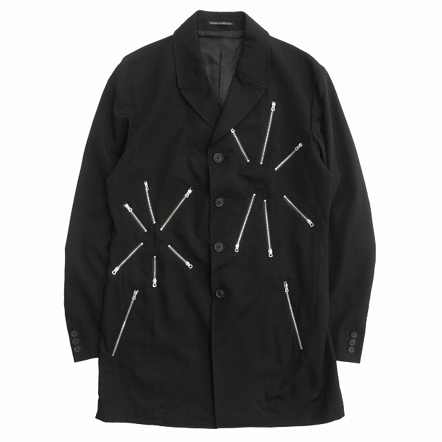 美品 19ss ヨウジヤマモトプールオム YOHJI YAMAMOTO POUR HOMME デザイン ファスナー テーラード ジャケットを買い取りさせて頂きました♪