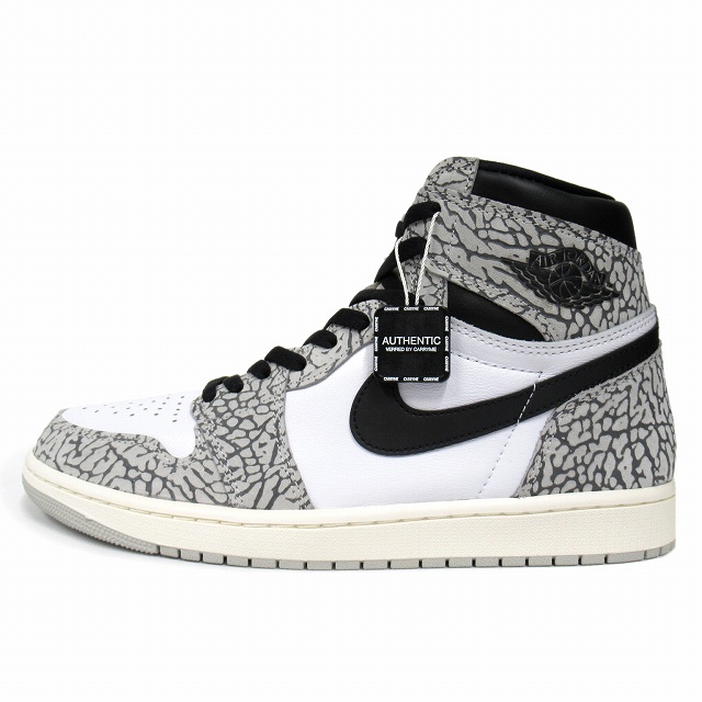 未使用品 ナイキ NIKE AIR JORDAN 1 RETRO HIGH OG エアジョーダン スニーカー シューズ ハイカット エレファント  セメント DZ5485-052 サイズ28cm テックグレー/マスリン-ブラック-ホワイト メンズ 買い取りさせて頂きました♪ | ブランド品  古着の高価買取｜ベクトル ...