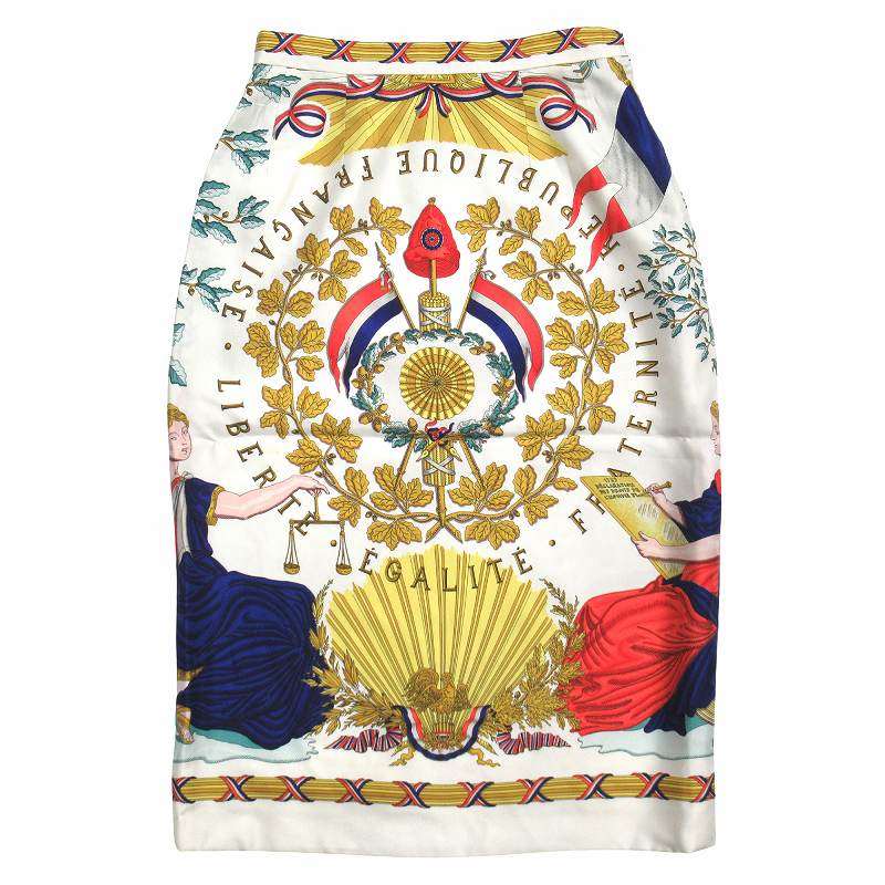 エルメス vintage HERMES フランス革命 シルク スカーフ スカート を買い取りさせて頂きました♪