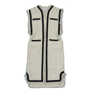 美品 マメクロゴウチ Mame Kurogouchi crafted Tweed Long Vest コットン ツイードロングベスト を買い取りさせて頂きました♪