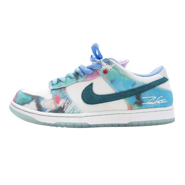 美品 24SS ナイキ エスビー × フューチュラ NIKE SB × FUTURA DUNK LOW OG QS "White and Geode Teal" ダンク ロー スニーカー HF6061-400 を買い取りさせて頂きました♪