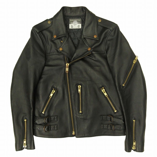 美品 ブラックミーンズ blackmeans BASIC LINE ベーシックライン LAMB LEATHER RIDERS JACKET ラムレザー ダブル ライダース ジャケット ブルゾン アウター 小の字ZIP USED加工 裏地キルティング 945-73TJ07-4 を買い取りさせて頂きました♪