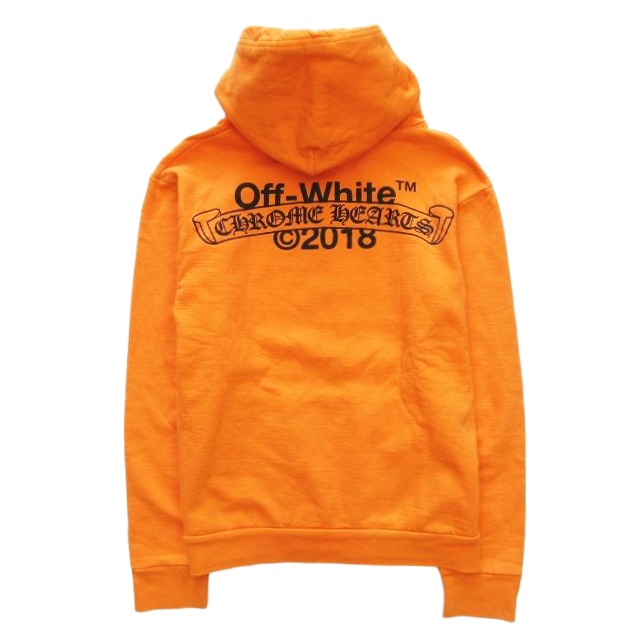 18ss クロムハーツ × オフホワイト CHROME HEARTS × OFF-WHITE by Virgil Abloh Hoodie フーディ を買い取りさせて頂きました♪