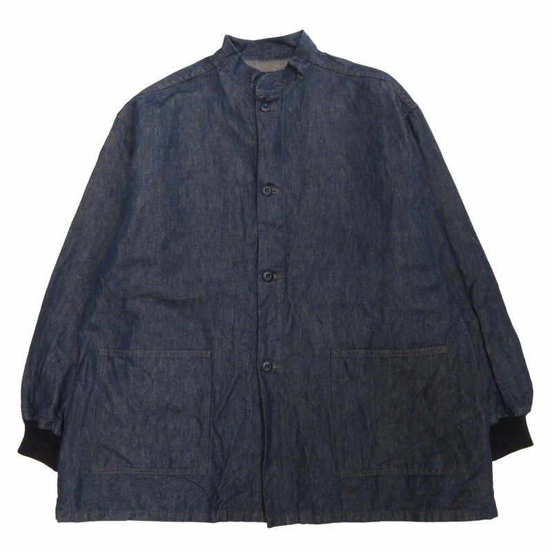 美品 ニードルス ニードルズ Needles C/L DENIM S.C.Army Shirt コットン リネン デニム スタンドカラー アーミー シャツ を買い取りさせて頂きました♪