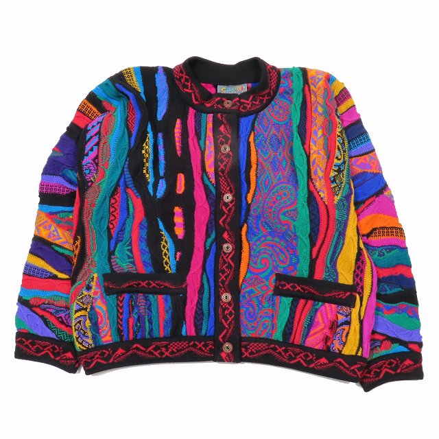 未使用品 90s vintage ヴィンテージ クージー COOGI 3D 立体 ウール100％ カーディガン を買い取りさせて頂きました♪