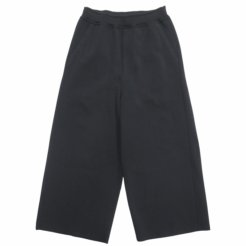 美品 21ss シーエフシーエル CFCL ミラノリブ ワイド ニット パンツ "MILAN RIB WIDE PANTS" 5 黒 ブラック メンズ 買い取りさせて頂きました♪ リモード福山