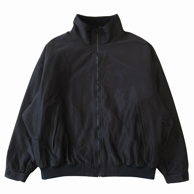 美品 22AW コモリ COMOLI "COTTON SILK TRACK JACKET" コットン シルク トラックジャケット ブルゾン 裏ボア W03-04003 サイズ3 ブラウン ブラック系 メンズ 買い取りさせて頂きました♪ リモード福山