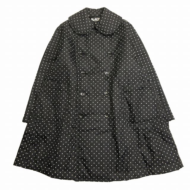 極美品 13AW ブラックコムデギャルソン BLACK COMME des GARCONS ドット柄 パデット ステンカラー コート 中綿 を買い取りさせて頂きました♪