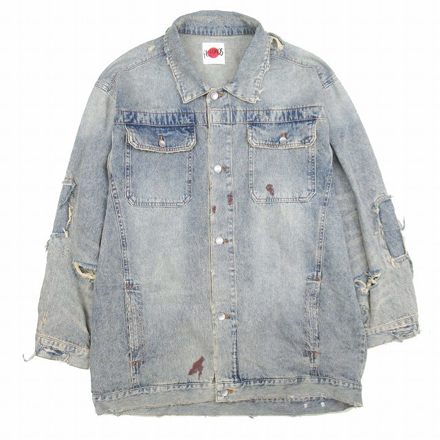 美品 24aw フレンズ FR(13)NDS 9oz DENIM JACKET デニムジャケット ヴィンテージライク ダメージ フェード加工 ブルゾン アウター F インディゴ 24A-BSL049-RF を買い取りさせて頂きました♪