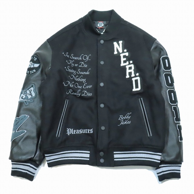 未使用品 プレジャーズ PLEASURES × N.E.R.D VARSITY JACKET スタジアムジャケット を買い取りさせて頂きました♪