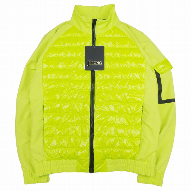 未使用品 2023年 ヘルノ HERNO BOMBER GLOSS E PLASTER FLUO ボンバー グロス ダウン ジャケット を買い取りさせて頂きました♪