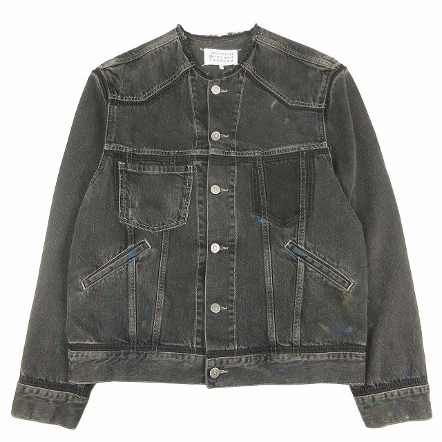 22AW メゾンマルジェラ 1 10 Maison Margiela 1 10 ノーカラー デニム ジャケット を買い取りさせて頂きました♪