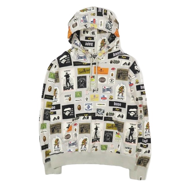 アベイシングエイプ A BATHING APE MULTI LABEL RELAXED FIT PULLOVER HOODIE を買い取りさせて頂きました♪