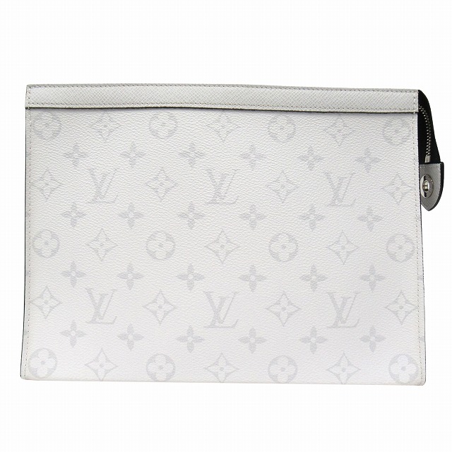 美品 ルイヴィトン LOUIS VUITTON タイガラマ・ポシェット・ヴォワヤージュ MM クラッチ セカンド バッグ モノグラム シルバー金具 M30420 ライトグレー系 メンズ レディース ユニセックス 買い取りさせて頂きました♪ リモード福山