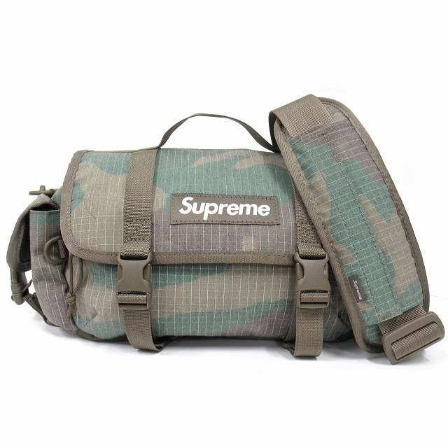 極美品 24SS シュプリーム SUPREME "Mini Duffle Bag Woodland Camo" ミニ ダッフル バッグ ウッドランドカモ 2way ショルダー ハンド バッグ ボックスロゴ 迷彩 メンズ レディース ユニセックス 買い取りさせて頂きました♪ リモード福山