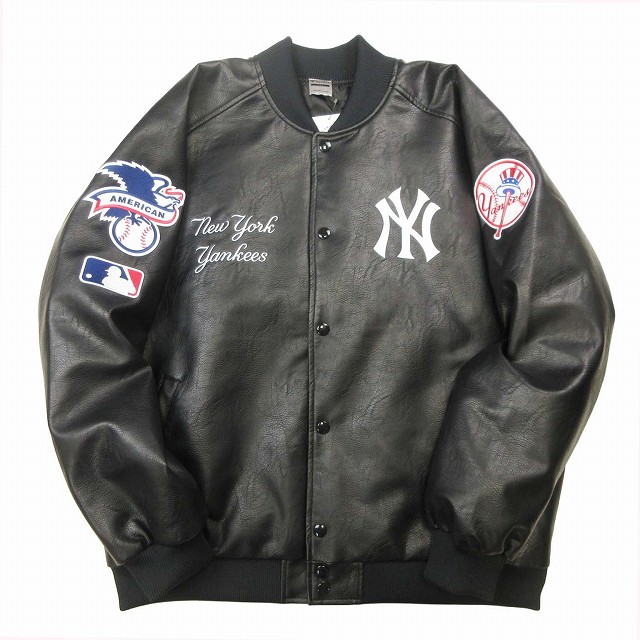 未使用品 24AW ファナティクス × ジーンズファクトリー Fanatics × JEANS FACTORY 別注 MLB NY ヤンキース フェイクレザー スタジャン スタジアム ジャンパー を買い取りさせて頂きました♪