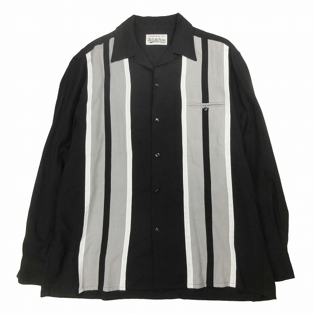 23AW ワコマリア WACKO MARIA SWITCHING OPEN COLLAR SHIRT スイッチング オープンカラー シャツ を買い取りさせて頂きました♪