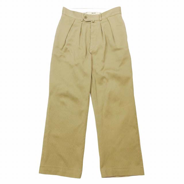 極美品 20SS ニート NEAT COTTON PIQUE TAPERED コットン ピケ テーパード パンツ ツータック を買い取りさせて頂きました♪