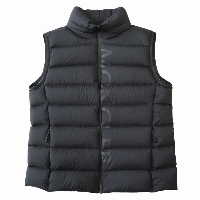 美品 22AW モンクレール MONCLER "CENIS GILET" チェニス ジレ ダウン ベスト ジャケット ブルゾン ロゴ H20931A00012 サイズ2 黒 ブラック レディース 買い取りさせて頂きました♪ リモード福山