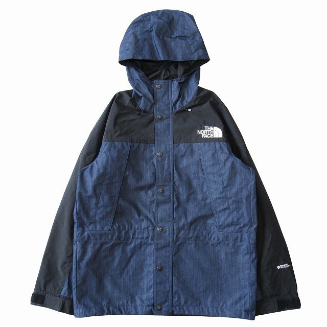 美品 ザノースフェイス THE NORTH FACE "Mountain Light Denim Jacket" マウンテン ライト デニム ジャケット ブルゾン マウンテンパーカー ゴアテックス ロゴ アウトドア スポーツ NP12032 サイズM インディゴブルー/ブラック メンズ 買い取りさせて頂きました♪ リモード福山