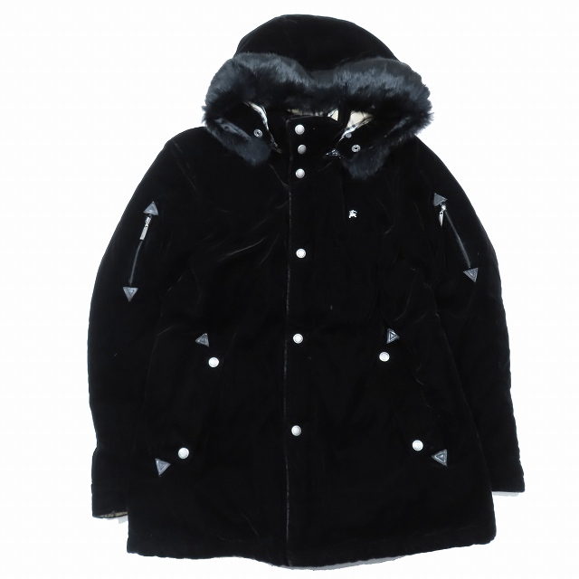 美品 バーバリーブラックレーベル BURBERRY BLACK LABEL ベロア ダウンジャケット を買い取りさせて頂きました♪