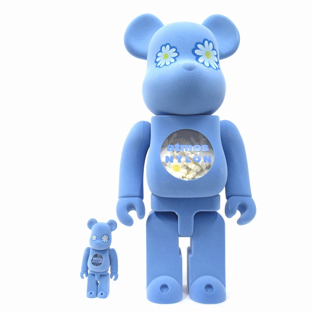 極美品 ベアブリック BE@RBRICK × アトモス atmos × ナイロンジャパン NYLON JAPAN TYPE-2 フィギュア トイ マーガレット フラワー 買い取りさせて頂きました♪ リモード福山