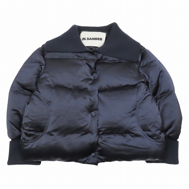 22AW ジルサンダー JIL SANDER ダウンジャケット ショート丈 切替 リブニット アウター を買い取りさせて頂きました♪